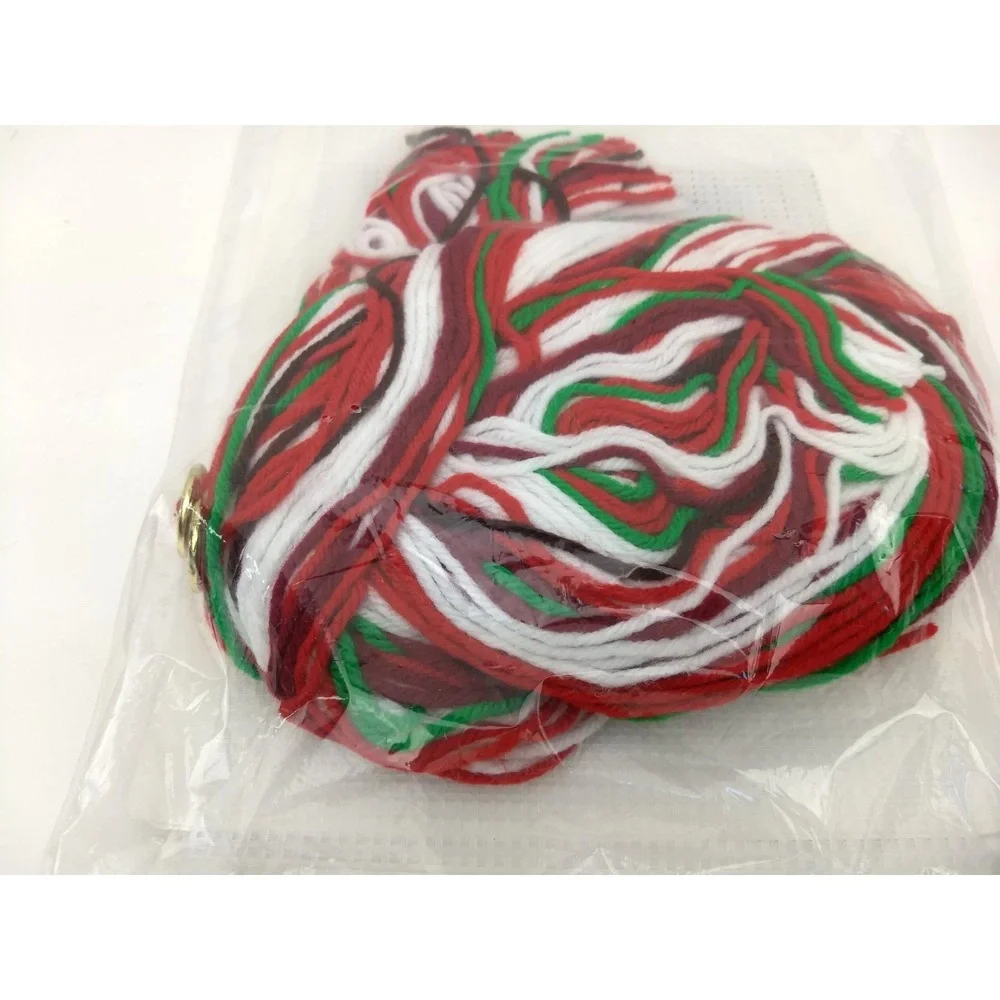 Needlecraft Ala Mode Plastic Canvas Kit Santa Card Holder & Joy Wall Hanging NEW